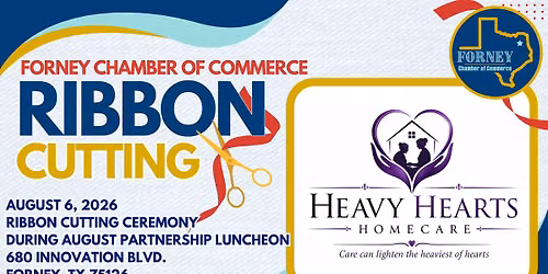 Ribbon Cutting Heavy Hearts Homecare