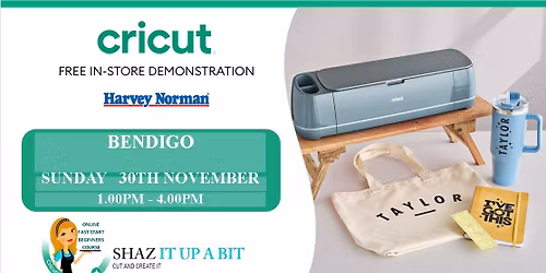 FREE IN-STORE DEMO SUNDAY 30TH NOV 1PM-4PM HARVEY NORMAN BENDIGO