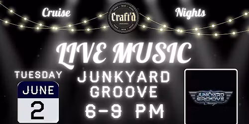 Craft'd Plainfield Live Music on the Patio - Junkyard Groove - Tuesday 6\/2