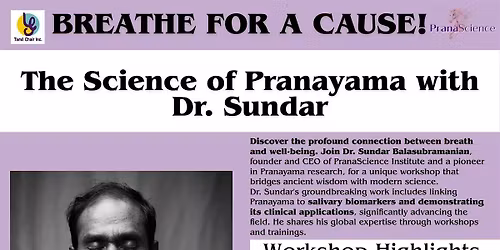 The Science of Pranayama with Dr. Sundar