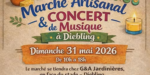 March\u00e9 artisanal Concert de la f\u00eate des m\u00e8res