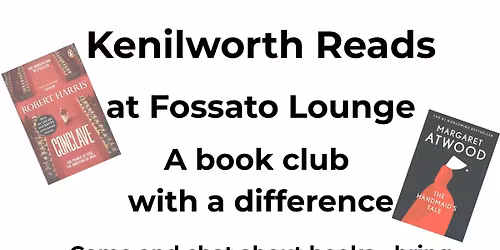 Kenilworth Reads: book club at Fossato Lounge