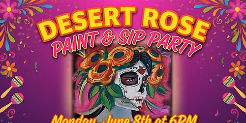 La Catrina Paint and Sip Party at Macho Taco!