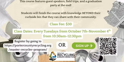 Fall 2025 Master Recyclers Course