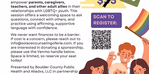 Creating Safe Spaces: Workshop for Parents, Caregivers, Teachers & Adult Allies