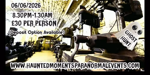 Creep Tunnels Ghost Hunt 