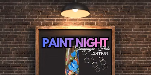 Paint Night in Chilliwack--Champagne Flute edition at Dukes Country Pub