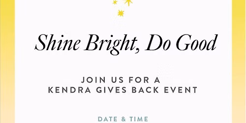 Kendra Scott gives back to Shepherd's Cove Foundation