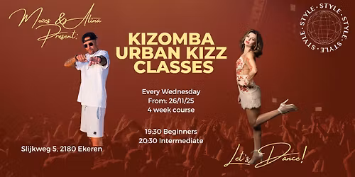 Kizomba - Urban Kizz lessen Ekeren