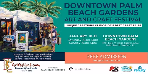 Downtown Palm Beach Gardens Art and Craft Festival
