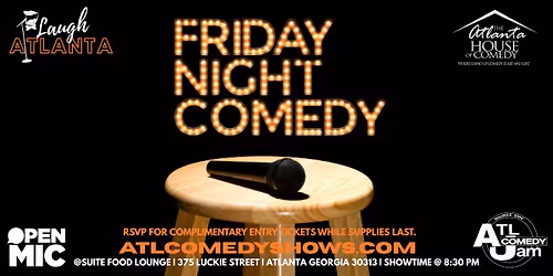Friday Comedy @ Suite Food Lounge