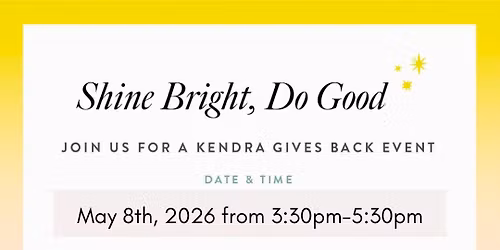 Shop for a Cause - Kendra Scott x American Lung Association