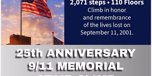 9\/11 MEMORIAL STAIR CLIMB-25th ANNIVERSARY