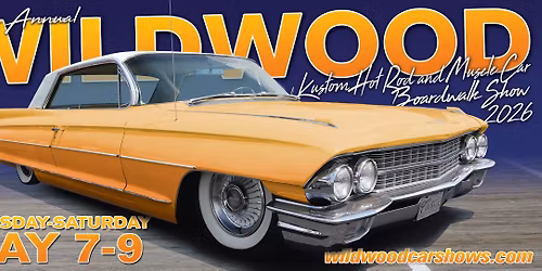35th Annual Wildwood Kustom Hotrod and Muscle Car Boardwalk Show