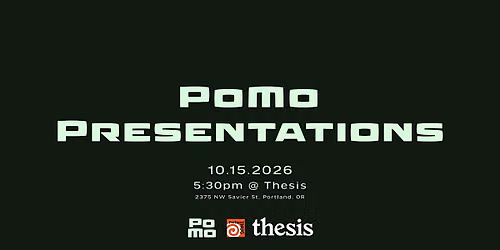 PoMo Presentations with the Portland Houdini User Group