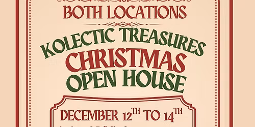Kolectic Treasures Antique Market Christmas Open House