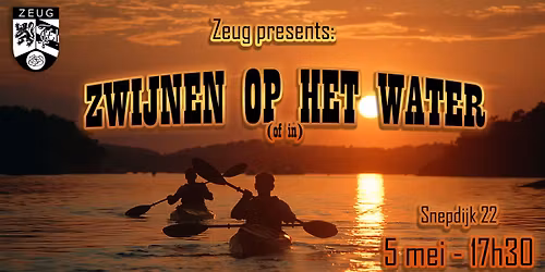 Zwijnen op (of in) het Water | Moeder Zeug