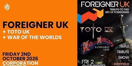 Foreigner, Toto and War of the Worlds