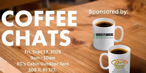Coffee Chats at KC's Cabin