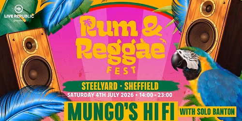 Rum & Reggae 2026 | SteelYard, Sheffield