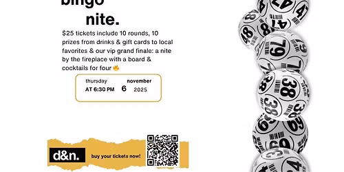 Nov bingo @ day&nite lounge.