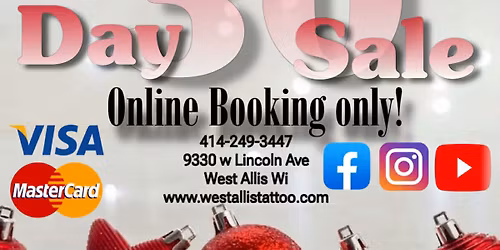 30 Shop Minimum Christmas Sale!