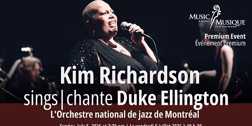 Kim Richardson sings | chante Duke Ellington