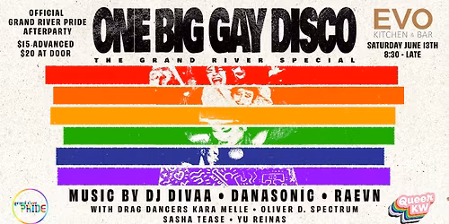 \ud83e\udea9\u2728ONE BIG GAY DISCO: The Grand River Special\u2728\ud83e\udea9