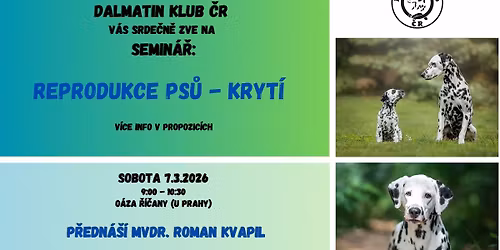 Semin\u00e1\u0159: Reprodukce ps\u016f - kryt\u00ed