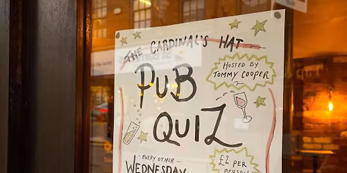 Wednesday Quiz @ The Cardinal's Hat