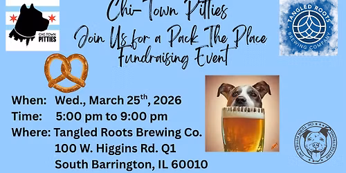 Pack the Place Fundraising Event at Tangled Roots \n\n \n\n