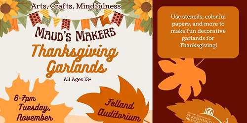 Maud's Makers: Thanksgiving Garlands