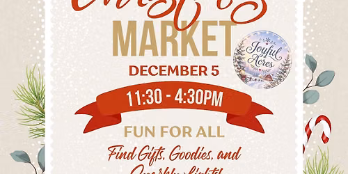 4th Annual Christmas Market