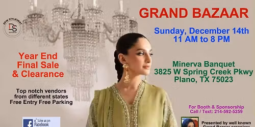GRAND BAZAAR YEAR END FINAL SALE & CLEARANCE 2025