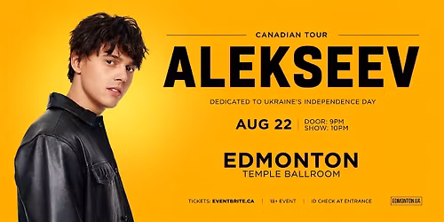 AUG 22: ALEKSEEV IN EDMONTON