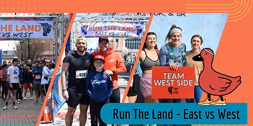 Run the Land - East Vs. West - Marathon, 20 mi, 1\/2 Marathon, 10k, 5k