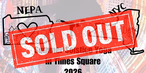 **BUS FULL** 2026 Summer Solstice Yoga in Times Square Trip with Yoga Flow with Lisa Mo + Friends