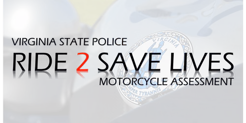 Ride 2 Save Lives Motorcycle Assessment Course - Aug 15 (Virginia Beach)