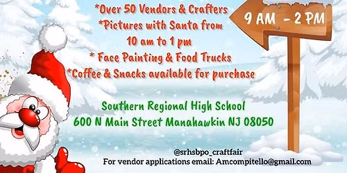 SRHS Marching Band Parent Organization Holiday Craft & Music Fair