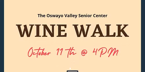 Senior Center Wine Walk