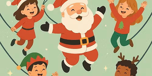 Kids Bounce with Santa