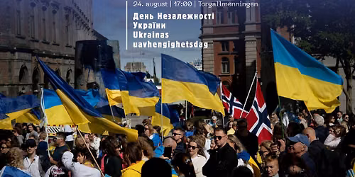 Markering av Ukrainas uavhengighetsdag og solidaritetsmarsj