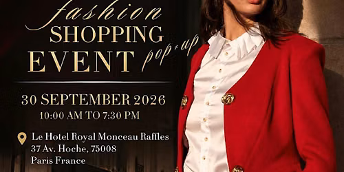 Luxury Fashion Shopping Event -- Noire Officiele | Paris Fashion Week