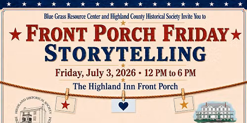 Front Porch Friday Storytelling