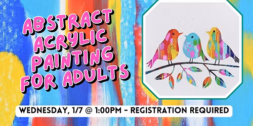 Abstract Acrylic Painting for Adults