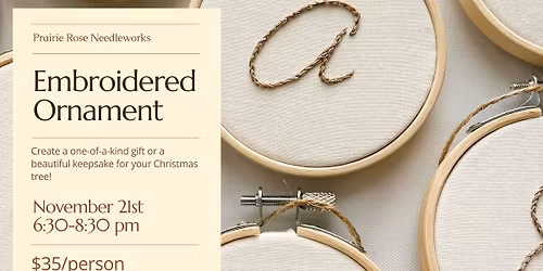 Embroidered Ornament
