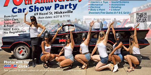 AutoMat Custom & Restoration 70th Anniversary Car Show Party