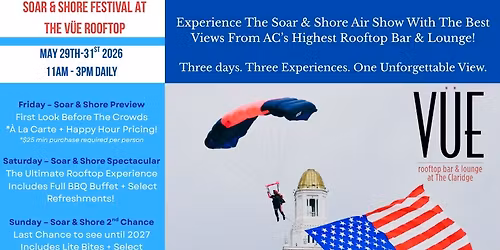 Soar & Shore Festival - Friday May 29, 2026.