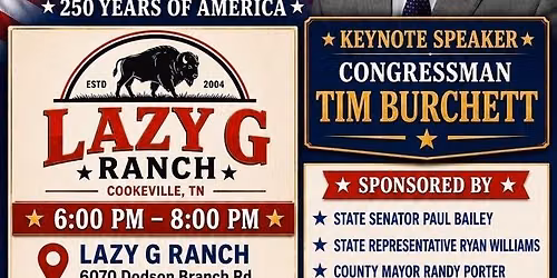 July Meeting featuring Congressman Tim Burchett