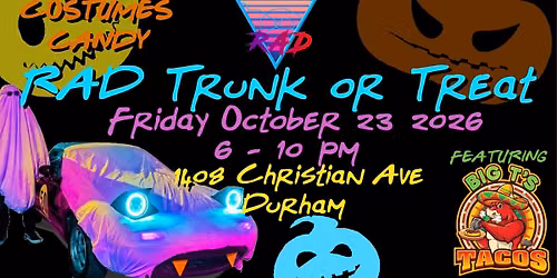 RAD Trunk or Treat presented by TriangleRAD and ProFenders